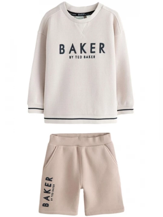 Foto van product Baker by Ted Baker Joggingpak crème / camel / navy