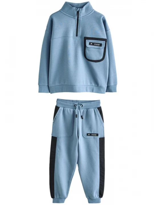 Foto van product Baker by Ted Baker Joggingpak navy / lichtblauw