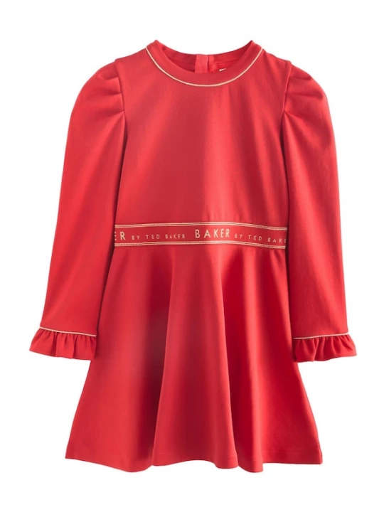 Foto van product Baker by Ted Baker Jurk goud / rood