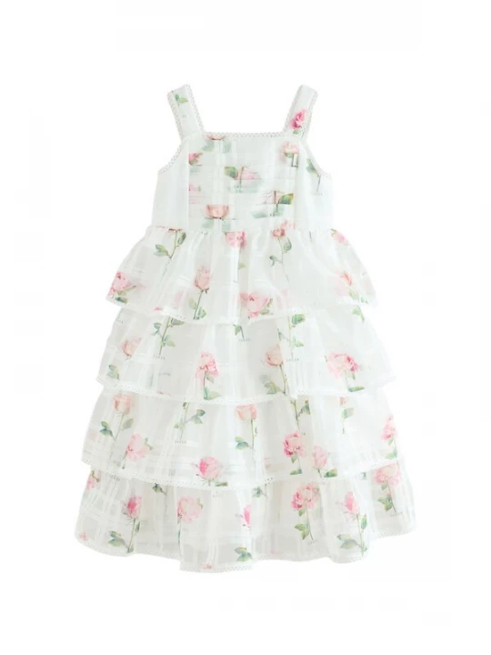 Foto van product Baker by Ted Baker Jurk groen / rosa / framboos / wit