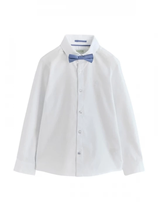 Foto van product Baker by Ted Baker Overhemd blauw / wit