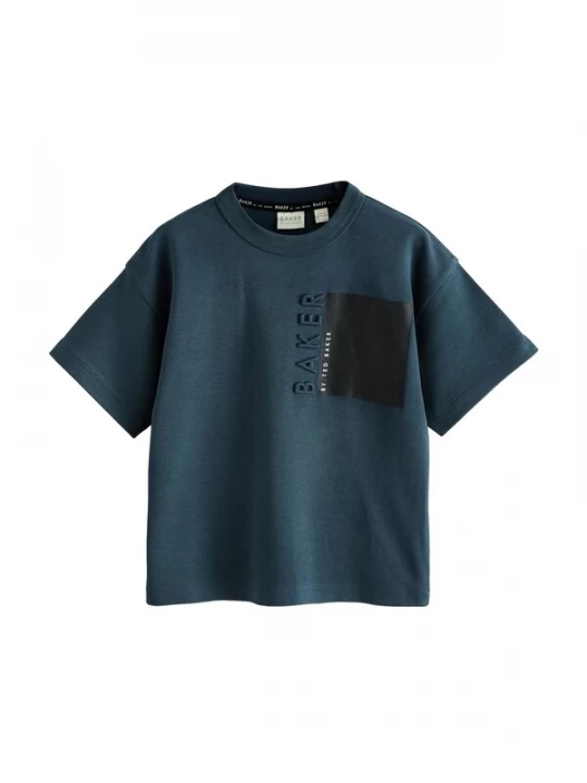 Foto van product Baker by Ted Baker Shirt donkergrijs / zwart / wit