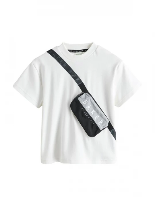 Foto van product Baker by Ted Baker Shirt grijs / zwart / wit