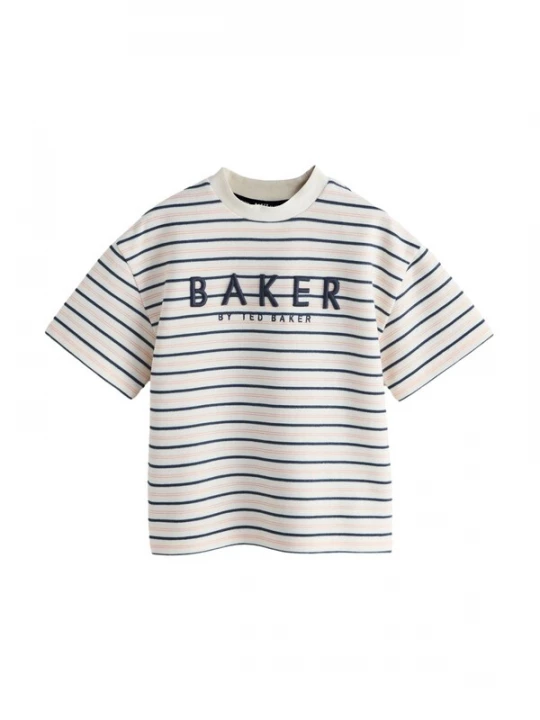 Foto van product Baker by Ted Baker Shirt lichtbeige / navy / rosa