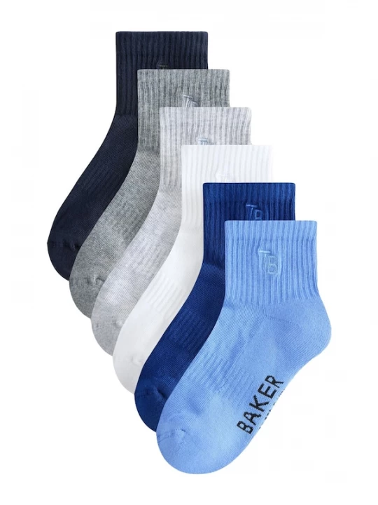 Foto van product Baker by Ted Baker Sokken blauw / nachtblauw / grijs gemêleerd / wit