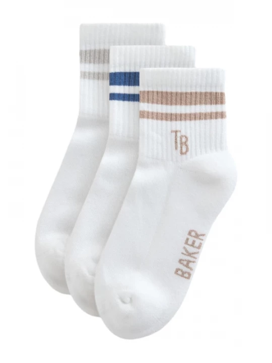 Foto van product Baker by Ted Baker Sokken donkerbeige / blauw / grijs / wit