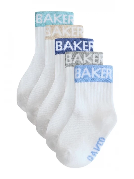 Foto van product Baker by Ted Baker Sokken lichtblauw / donkerblauw / grijs gemêleerd / wit
