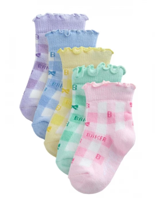 Foto van product Baker by Ted Baker Sokken lichtblauw / geel / lichtgroen / lavendel / rosa