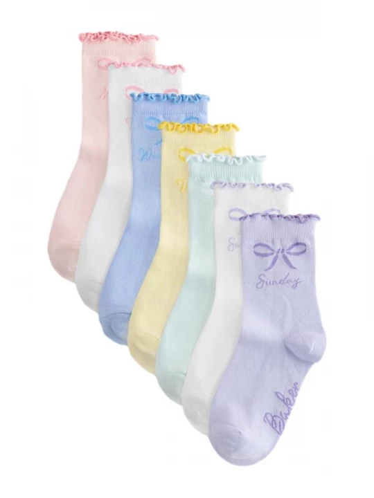 Foto van product Baker by Ted Baker Sokken lichtblauw / lichtgeel / mintgroen / lavendel / rosa / wit