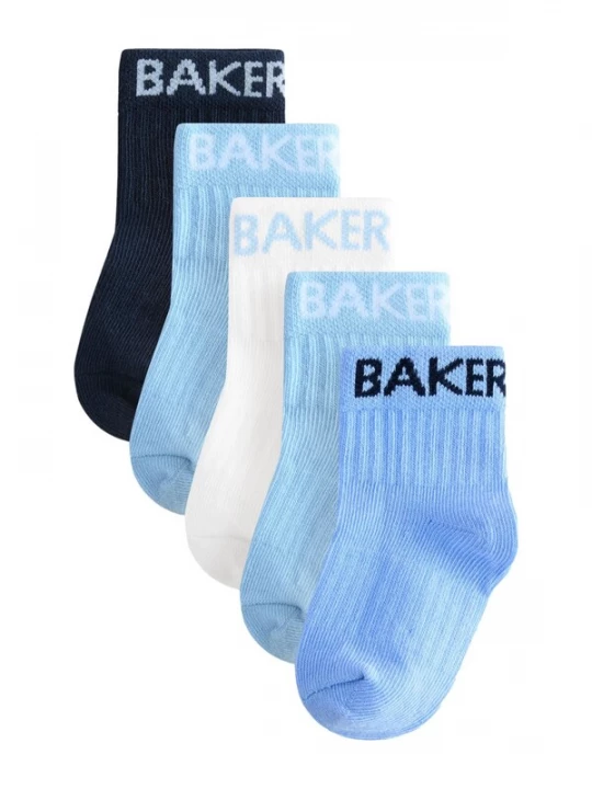 Foto van product Baker by Ted Baker Sokken marine / hemelsblauw / lichtblauw / wit