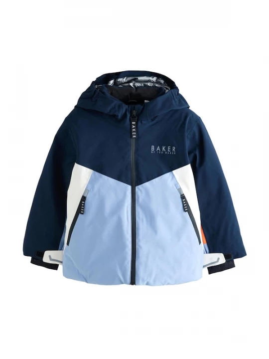Foto van product Baker by Ted Baker Winterjas navy / lichtblauw / wit