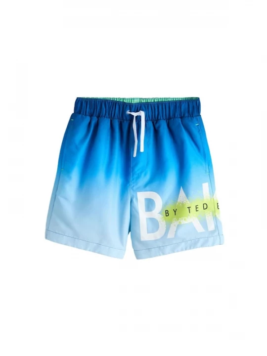 Foto van product Baker by Ted Baker Zwemshorts blauw / hemelsblauw / limoen / wit