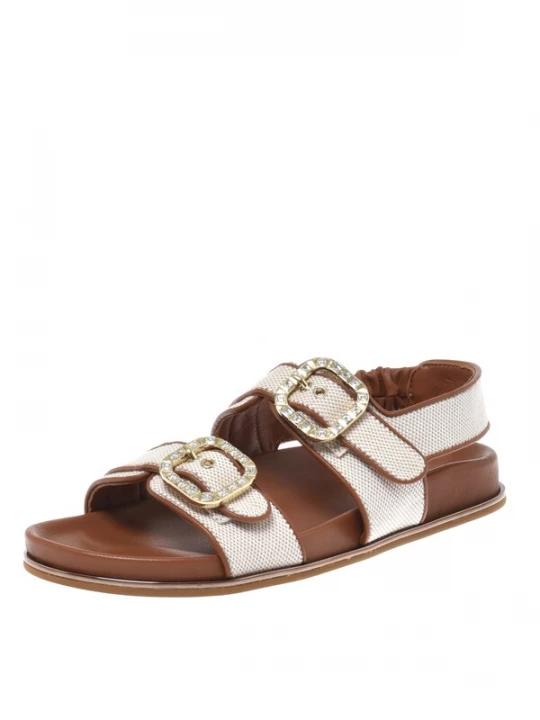 Foto van product BALDININI Sandaal bruin / wit