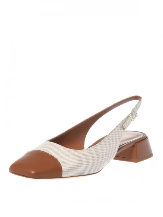 Foto van product BALDININI Slingpumps bruin / wit