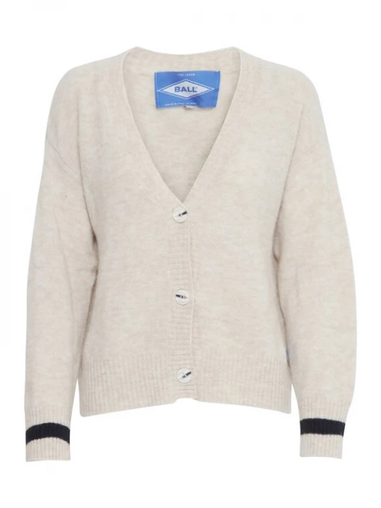 Foto van product Ball Gebreid vest 'ABIGAIL' zwart / offwhite