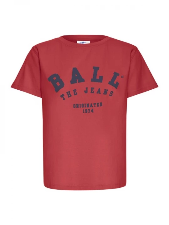 Foto van product Ball Shirt 'Maldini' marine / kersrood