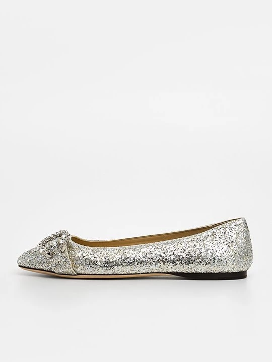 Foto van product Ballerina's Jimmy Choo zilverkleurig