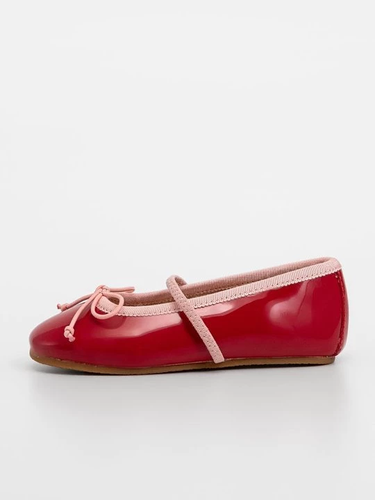 Foto van product Ballerina's met enkelbandjes Bisgaard donkerrood