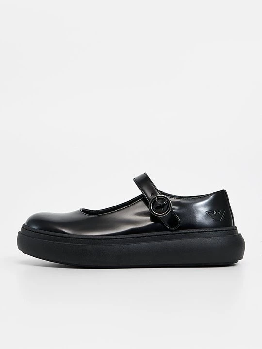 Foto van product Ballerina's met enkelbandjes Emporio Armani zwart