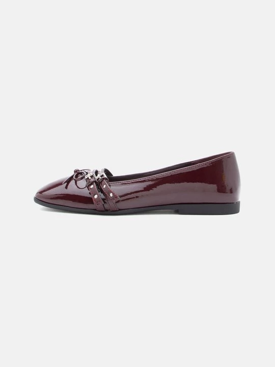 Foto van product Ballerina's met enkelbandjes Even&Odd Wide Fit By Zalando donkerrood