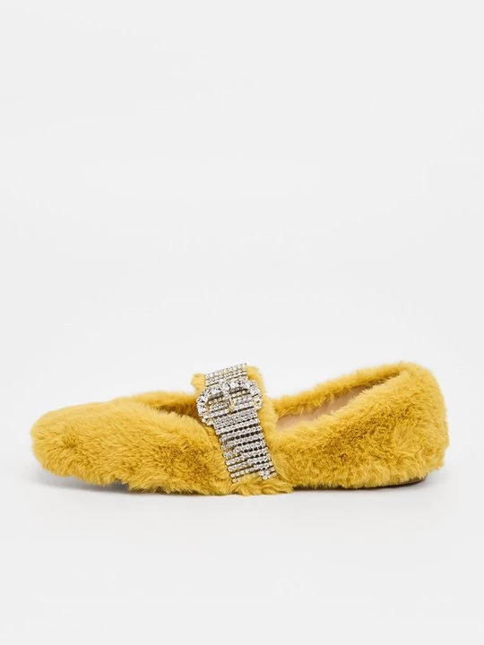 Foto van product Ballerina's met enkelbandjes Jimmy Choo geel