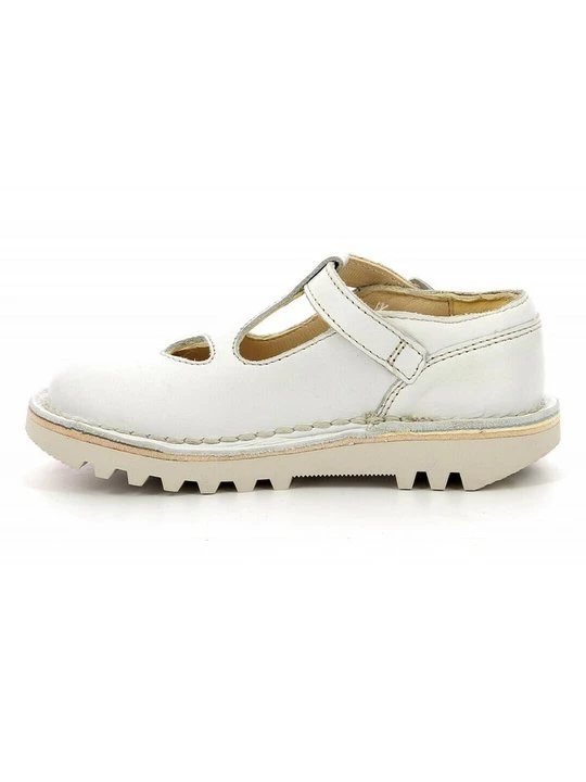 Foto van product Ballerina's met enkelbandjes Kickers wit