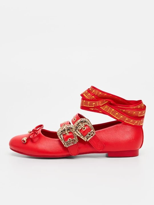 Foto van product Ballerina's met enkelbandjes Koi Footwear rood