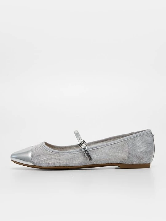 Foto van product Ballerina's met enkelbandjes Michael Kors zilverkleurig