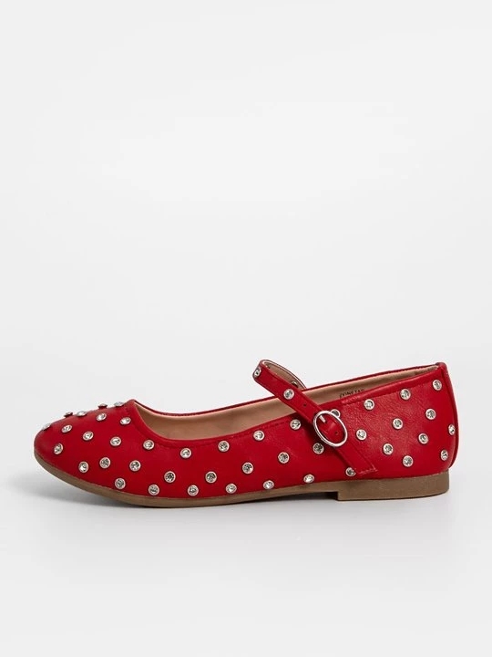 Foto van product Ballerina's met enkelbandjes Steve Madden rood