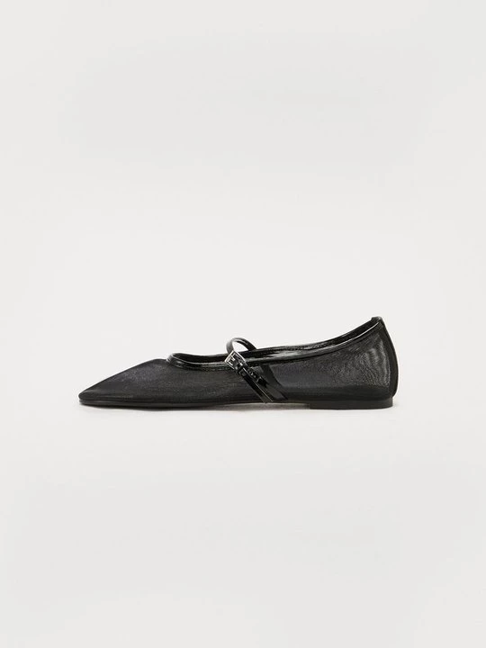 Foto van product Ballerina's met enkelbandjes Steve Madden zwart
