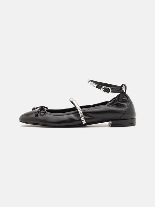 Foto van product Ballerina's met enkelbandjes Stuart Weitzman zwart