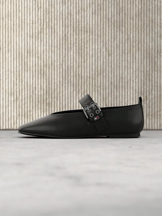 Foto van product Ballerina's met enkelbandjes Tommy Jeans zwart