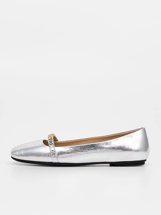 Foto van product Ballerina's Pinko zilverkleurig