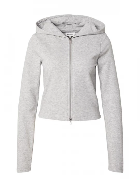Foto van product BALMOHK Sweatvest grijs gemêleerd