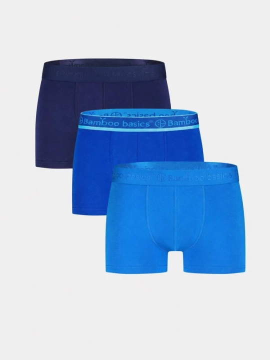 Foto van product Bamboo basics Boxershorts 'Liam' blauw