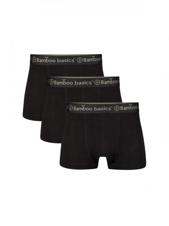 Foto van product Bamboo basics Boxershorts 'Liam' zwart