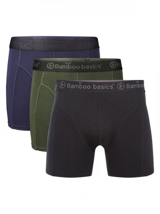 Foto van product Bamboo basics Boxershorts 'Rico' navy