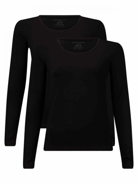 Foto van product Bamboo basics Shirt zwart