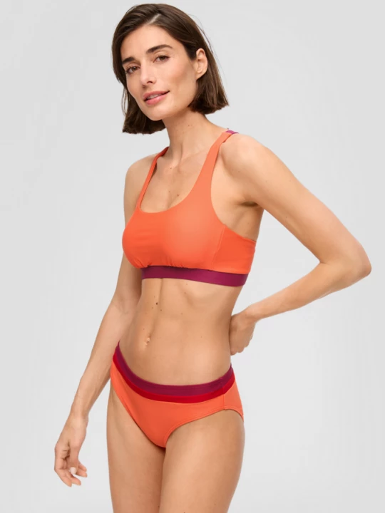 Foto van product Bandeaubikinitop met colour blocks s.Oliver