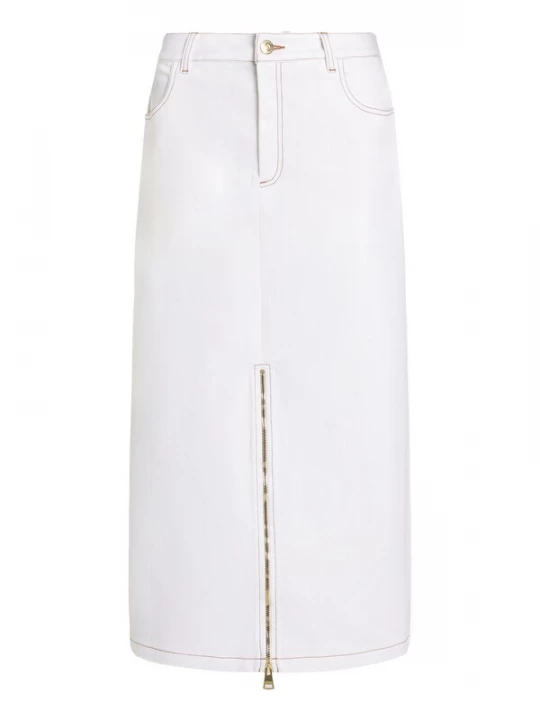 Foto van product Barbour International Rok 'Kyla' white denim