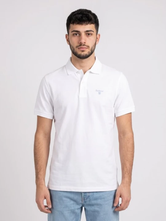 Foto van product Barbour Shirt 'Lightweight Sposrt Polo Shirt White' wit