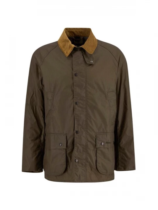 Foto van product Barbour Tussenjas 'LIGHTWEIGHT ASHBY WAX MWX1377' olijfgroen