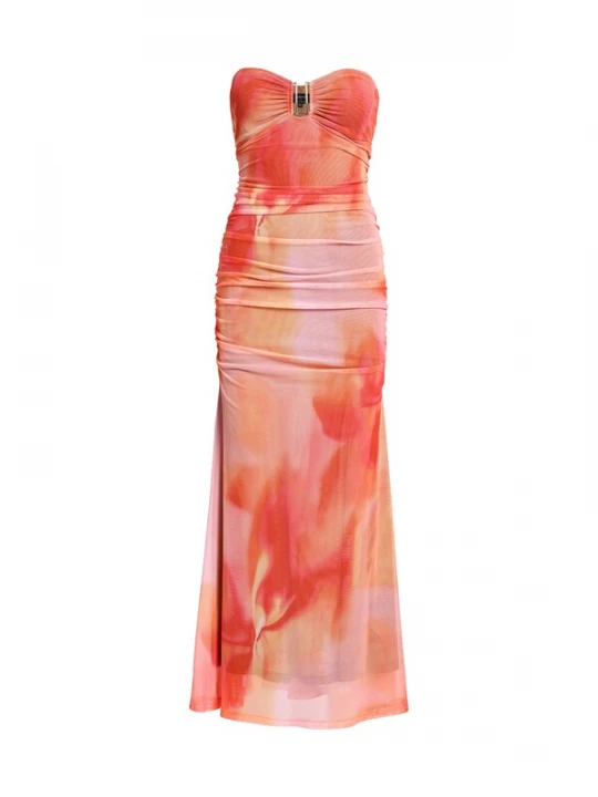 Foto van product Bardot Avondjurk 'STEPHANIE' oranje / pasteloranje / rosa