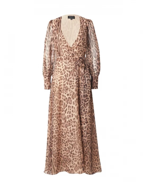 Foto van product Bardot Jurk 'BAROL' bruin / lichtbruin
