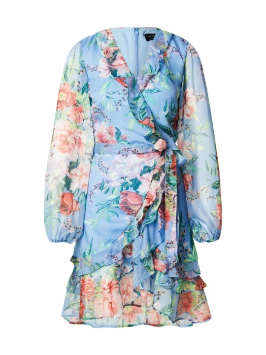 Foto van product Bardot Jurk lichtblauw / groen / rosa / rood