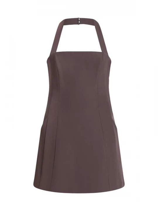 Foto van product Bardot Jurk 'NEVELLE' chocoladebruin