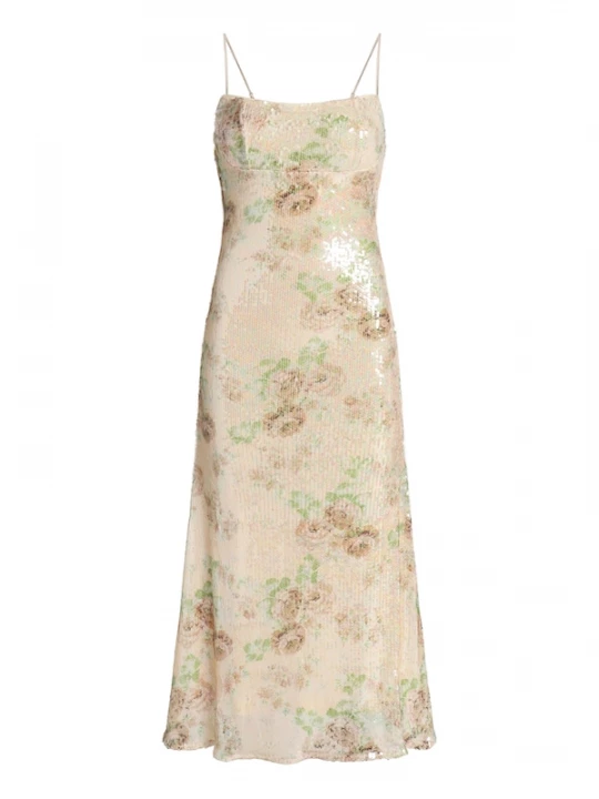Foto van product Bardot Zomerjurk 'ADONI' beige / bruin / groen