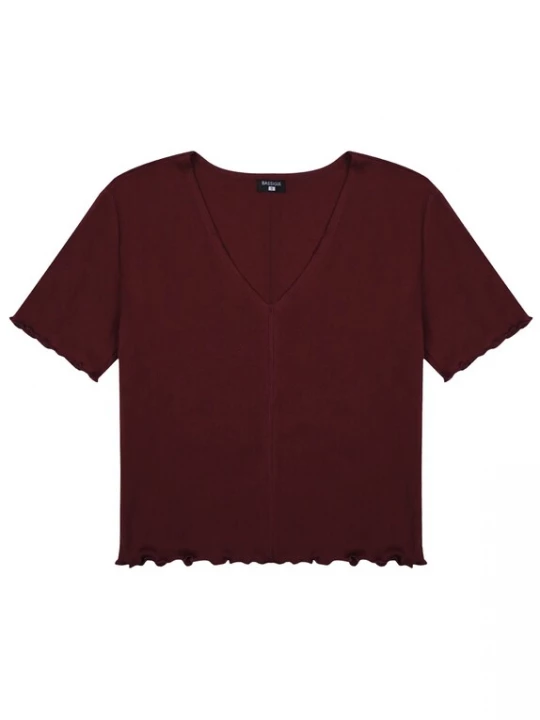 Foto van product BASSIGUE Shirt bourgogne
