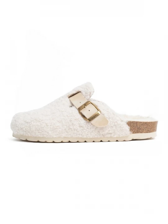 Foto van product Bayton Clogs 'Kazan' lichtbeige / wit