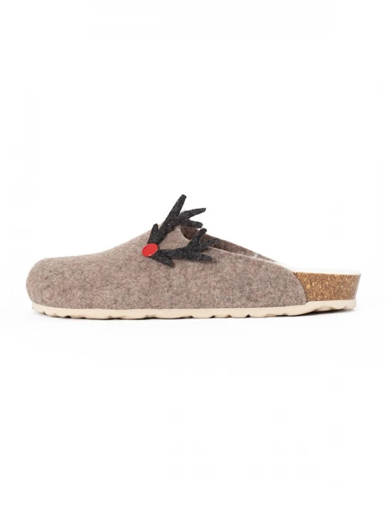 Foto van product Bayton Clogs 'Malonki' bruin / rood / zwart
